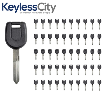 50 X 2000-2001 Mitsubishi - MIT9 Transponder Key - (4D 60 Chip) (AFTERMARKET) (BUNDLE OF 50)