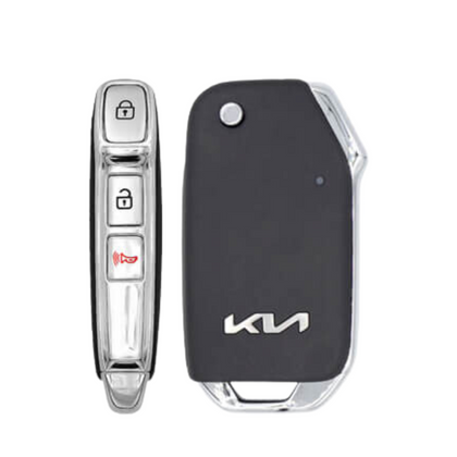 2021 KIA Seltos 3 Buttons Remote Flip Key / 433MHz / 95430-Q5410 / NYOSYEC4TX1907 (OEM)