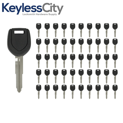 50 X Mitsubishi MIT17 - Transponder Key - 46 MITS Chip (AFTERMARKET) (BUNDLE OF 50)