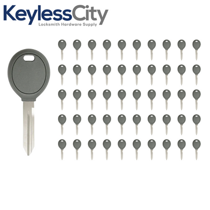 50 X 2001-2005 Dodge / Chrysler / Jeep / Y165 Transponder Key (Chip 4D61) (AFTERMARKET) (BUNDLE OF 50)