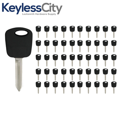 50 X H74 / H86 Ford Mazda Lincoln Transponder Key (4D60 Chip) (AFTERMARKET) (BUNDLE OF 50)