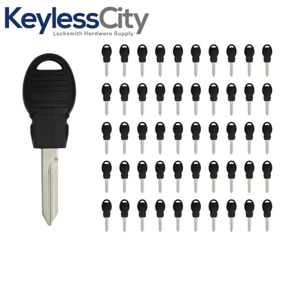 50 X Y170 Chrysler / Dodge / Jeep Transponder Key (AFTERMARKET) (BUNDLE OF 50)