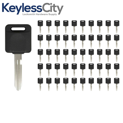50 X 1999 - 2006 Nissan Infiniti Transponder Key - 4D60 Chip - NI01T / NI02T (AFTERMARKET) (BUNDLE OF 50)