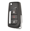 2004-2010 Toyota / 3-Button Flip Key NEW STYLE / GQ43VT20T (4D67 Chip) (AFTERMARKET)