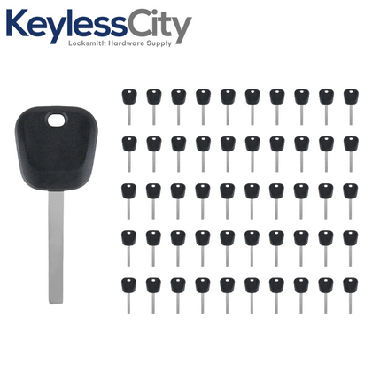 50 X 2008-2020 GM - B120 / B121 Transponder Key (46 Circle + Chip) (AFTERMARKET) (BUNDLE OF 50)