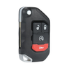 3 X 2018-2024 Jeep Wrangler Gladiator / 4-Button Smart Flip Key / PN: 68416784AA / OHT1130261 / SIP22 (AFTERMARKET) (BUNDLE OF 3)