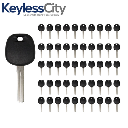 50 X 2001-2010 Lexus Short Blade Transponder Key TOY50 (4D) (AFTERMARKET) (BUNDLE OF 50)