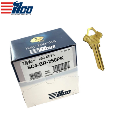 Ilco - SC4-BR Schlage Key Blank (250 Pack)