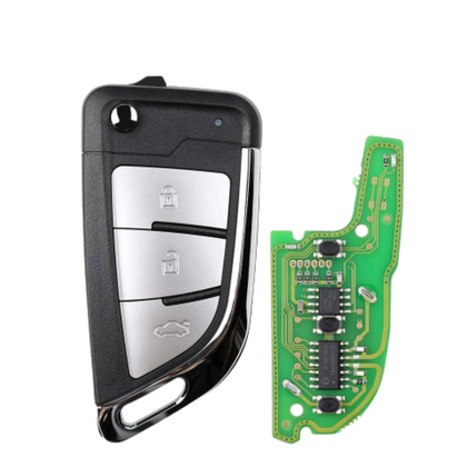 Xhorse XKKF21EN Wire Remote Key KNIFE 2 Style Flip 3 Buttons
