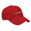 Sun Visor Hat with Locksmith Logo - Burgundy Color