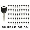 50 X 1996-2009 Acura - HD111 Transponder Key (46 V-Chip) (AFTERMARKET) (BUNDLE OF 50)