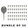 50 X 2001-2005 Dodge / Chrysler / Jeep / Y165 Transponder Key (Chip 4D61) (AFTERMARKET) (BUNDLE OF 50)