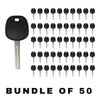 50 X 2001-2010 Lexus Short Blade Transponder Key TOY50 (4D) (AFTERMARKET) (BUNDLE OF 50)