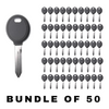 50 X Chrysler/ Dodge/ Jeep Y160 Transponder Key (4D64) (AFTERMARKET) (BUNDLE OF 50)