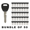 50 X Honda / Acura HD106 Transponder Key (AFTERMARKET) (BUNDLE OF 50)