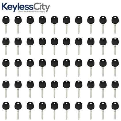 50 X 2003-2013 Toyota / Scion - TOY44D Transponder Key - (D Chip) (AFTERMARKET) (BUNDLE OF 50)