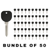 50 X 2004-2009  Buick Pontiac B107 / PT04 (PK3) - Z Keyway- Transponder Key (13 Chip) (AFTERMARKET) (BUNDLE OF 50)