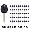 50 X 2019 - 2024 Hyundai Kia Transponder Key - 4A Chip - KK12 (BUNDLE OF 50)