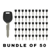 50 X Mitsubishi MIT17 - Transponder Key - 46 MITS Chip (AFTERMARKET) (BUNDLE OF 50)
