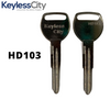 HD103 / X214 - Honda / Acura Key Blank - Test Key Blade (AFTERMARKET)
