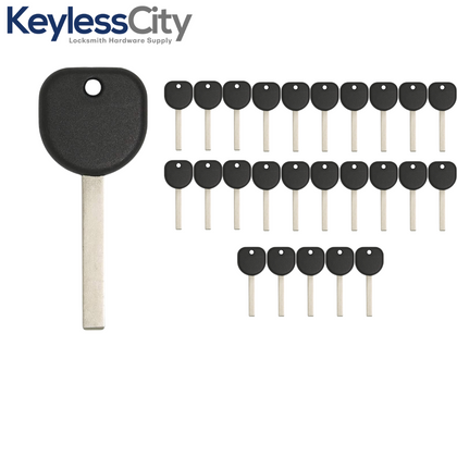 25 X 2010 - 2019 GM B119 Transponder Key (AFTERMARKET) (BUNDLE OF 25)