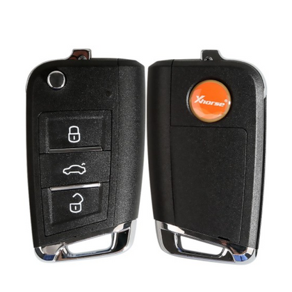 Xhorse XSMQB1EN MQB Style 3-Button Universal Flip Key Remote W/ Proximity Function For VVDI Key Tool