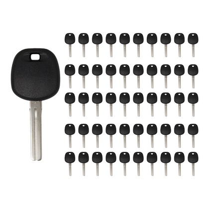 50 X 2001-2010 Lexus Short Blade Transponder Key TOY50 (4D) (AFTERMARKET) (BUNDLE OF 50)
