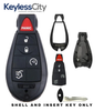 2010-2014 Jeep 5-Button Fobik Key SHELL for IYZ-C01C