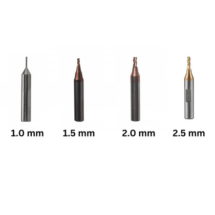 4 Pack Cutter / Tracer Set - 1mm-2.5mm - For Condor Mini, Dolphin, Miracle A7 & A9, SEC-E9, Triton