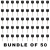 50 X 2003-2013 Toyota / Scion - TOY44D Transponder Key - (D Chip) (AFTERMARKET) (BUNDLE OF 50)