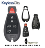 2008-2019 Chrysler Dodge Jeep VW 6-Button Fobik Key SHELL for IYZ-C01C (AFTERMARKET)