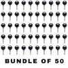 50 X 1995-2003 BMW (4-Track) EWS - HU58W/S7BW Transponder Key (PCF7935 44 Chip) (AFTERMARKET) (BUNDLE OF 50)