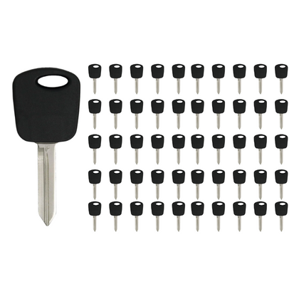 50 X H74 / H86 Ford Mazda Lincoln Transponder Key (4D60 Chip) (AFTERMARKET) (BUNDLE OF 50)