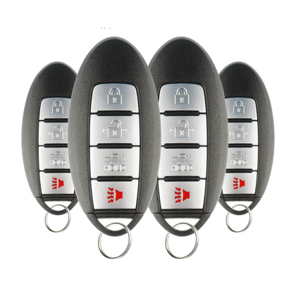 4 X 2011-2019 Infiniti / Nissan / 4-Button Smart Key / PN: 285E3-1LP0C / CWTWB1U787 / (AFTERMARKET) (BUNDLE OF 4)