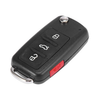 2011-2016 Volkswagen / 4-Button Remote Flip Key / 5K0837202AE / NBG010180T / 315 MHz (AFTERMARKET)