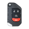 3 X 2018-2024 Jeep Wrangler Gladiator / 4-Button Smart Flip Key / PN: 68416784AA / OHT1130261 / SIP22 (AFTERMARKET) (BUNDLE OF 3)