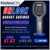 25 X 2000-2001 Mitsubishi - MIT9 Transponder Key - (4D 60 Chip) (AFTERMARKET) (BUNDLE OF 25)