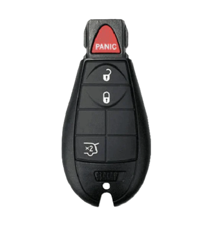 2008-2019 Chrysler Dodge Jeep VW 4-Button Fobik Key SHELL for IYZ-C01C / Hatch (AFTERMARKET)