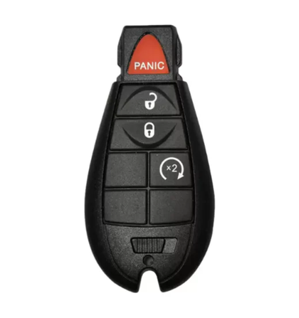 2008-2019 Chrysler Dodge Jeep VW 4-Button Fobik Key SHELL for IYZ-C01C (AFTERMARKET)