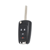 3 X 2010-2021 Chevrolet / 4-Button Flip Key / PN: 5921872 / OHT05918179 / HU100 / PEPS (AFTERMARKET) (BUNDLE OF 3)
