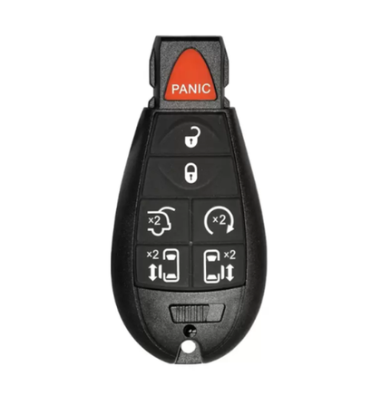 2008-2019 Chrysler Dodge Jeep VW 7-Button Fobik Key SHELL for IYZ-C01C / M3N5WY783X (Aftermarket)