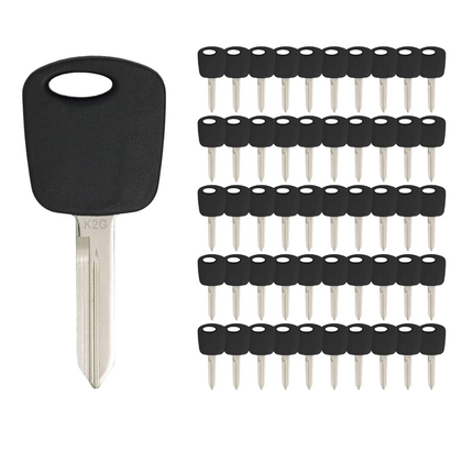 50 X Ford Lincoln Mercury Mazda H72 Transponder Key (4C) (AFTERMARKET) (BUNDLE OF 50)
