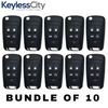 10 X 2010-2020 GM / 5-Button Flip Key / OHT01060512 (AFTERMARKET) (BUNDLE OF 10)