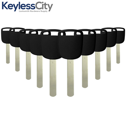10 X 2003-2017 HO03 Honda / Acura Transponder Key (46 Chip) (AFTERMARKET) (BUNDLE OF 10)