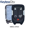 2019-2022 GMC Sierra / 5-Button Smart Key Shell / PN: 13591396 / HYQ1EA (Aftermarket)