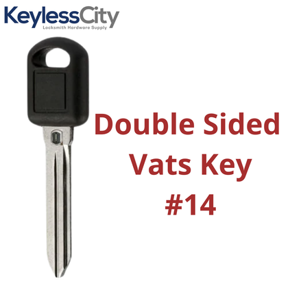 GM Double-Sided VATS Key (VATS #14) (AFTERMARKET)