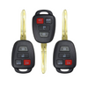 3 X 2014-2018 Toyota Camry / 4-Button Remote Head Key / HYQ12BDM (H Chip) (AFTERMARKET) (BUNDLE OF 3)