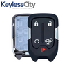 2019-2022 GMC Sierra / 5-Button Smart Key Shell / PN: 13591396 / HYQ1EA (Aftermarket)