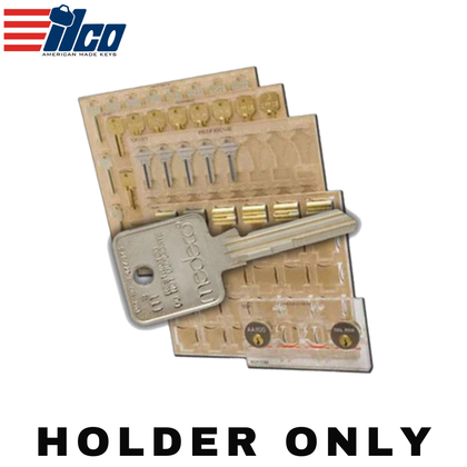 Ilco - XP-KH15 - Engrave-It - Medeco Large Square Head Style Key Holder - Holds 12 - for Engrave-It XP Machine