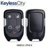 2019-2022 GMC Sierra / 5-Button Smart Key Shell / PN: 13591396 / HYQ1EA (Aftermarket)